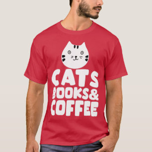 Camiseta Cats Books Café