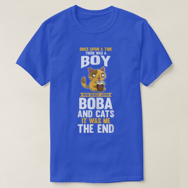 Camiseta Cats Bubble Tea (Frente do Design)