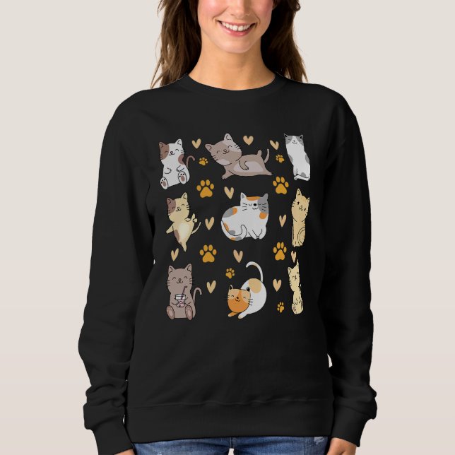 Camiseta Cats Cute Cat  Cat Owner Many Cats I Cute Cats (Frente)