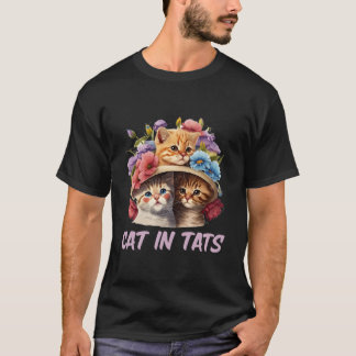 Camiseta Cats In Tats Cat Tattoo Kitten Tattooed