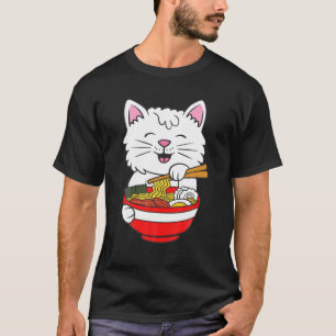Camiseta Cats Ramen Anime Kawaii Neko