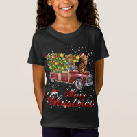 Cats Rides Red Truck Natal Pajama