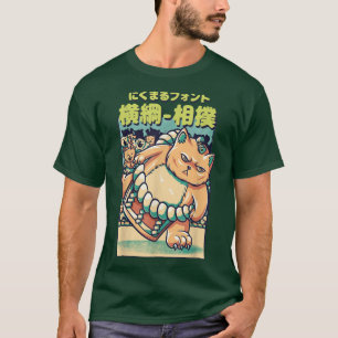 Camiseta Cats Sumo Wrestler Japonês