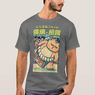Camiseta Cats Sumo Wrestler Japonês