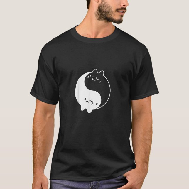 Camiseta Cats Yin Yang (Frente)