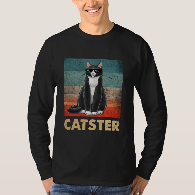 Camiseta Catster Gangster Figurino Gangster Gangster Pai Ga (Frente)