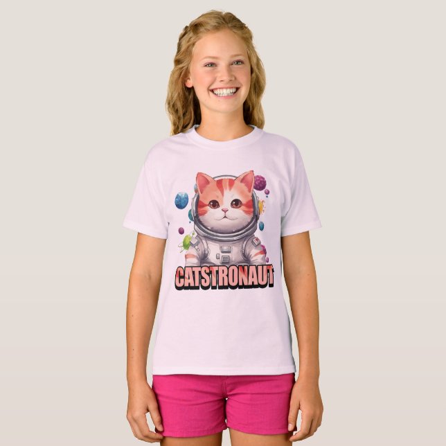 Camiseta Catstronauta (Frente Completa)