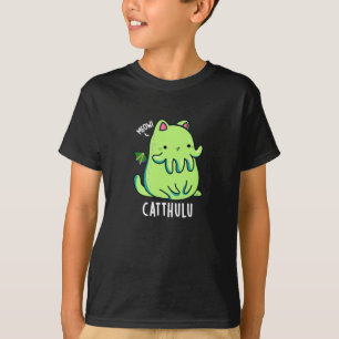 Camiseta Catthulu Funny Cthulhu Cat Pun Dark BG