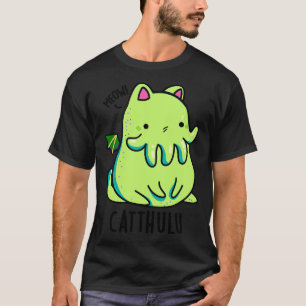 Camiseta Catthulu Funny Cthulhu Cat Puns 1