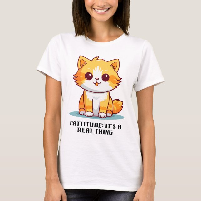 Camiseta Cattitude: É uma coisa real (Frente)