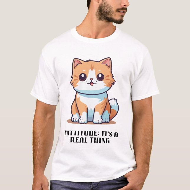 Camiseta Cattitude: É uma coisa real (Frente)