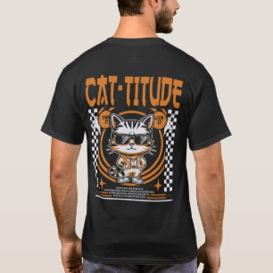 Camiseta Cattitude: O Último Charme Pai do Gato