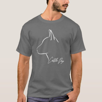 Camiseta Cattle Dog dog mom dogs profile girl