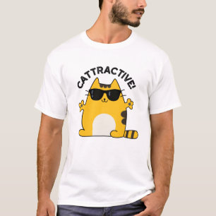 Camiseta Cattrative Funny Attrative Cat Pun