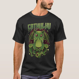 Camiseta Catulhu Cat Catulhu, Bonito e Engraçado
