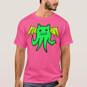 Camiseta Catulu Cute Kawaii Cthulhu Cat