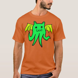 Camiseta Catulu Cute Kawaii Cthulhu Cat
