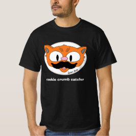 Camiseta Caturro de Captura de Migalhas de Biscoito Bigode