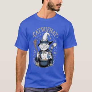 Camiseta catwifhat sticker