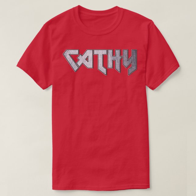 Camiseta Caty de metal pesado (Frente do Design)