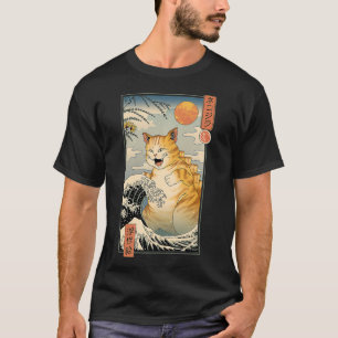 Camiseta Catzilla Ukiyoe