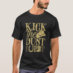 Camiseta Caubói caubói do campo chutar o pó tema ocidental