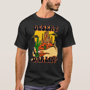 Camiseta Caubói Deserto De Cacto Querida Rodeio