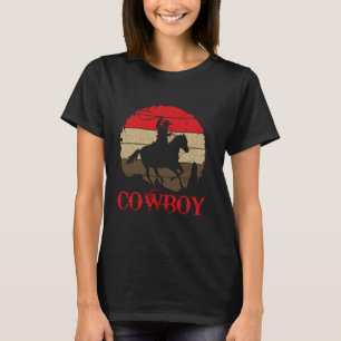 Camiseta Caubói Roping Laço Cavalgando Cavalo Rodeio