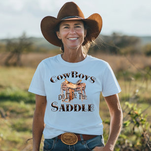 Camiseta Caubóis Fazem Isso No Selim