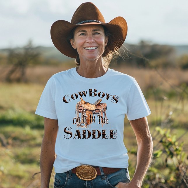 Camiseta Caubóis Fazem Isso No Selim (Criador carregado)