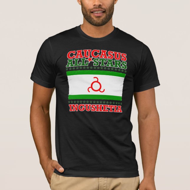 Camiseta Caucasus o DE Star Ingushetia (Frente)
