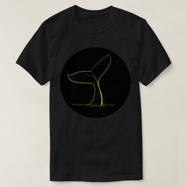 Camiseta Cauda de Baleia 4 (Frente do Design)