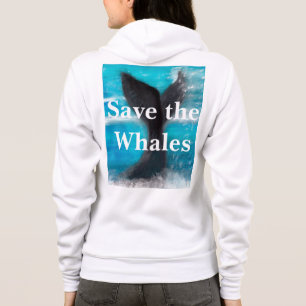 Camiseta Cauda de uma baleia - Salve o branco das baleias