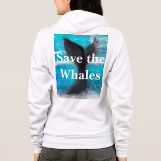 Camiseta Cauda de uma baleia - Salve o branco das baleias