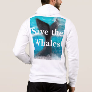 Camiseta Cauda de uma baleia - Salve o branco das baleias