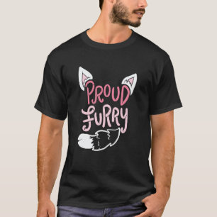 Camiseta Cauda e Orelhas Peludas Orgulhosas Cosplay