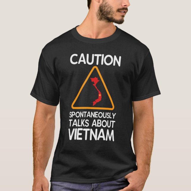 Camiseta Causa Espontaneamente Fala Sobre O Vietname (Frente)