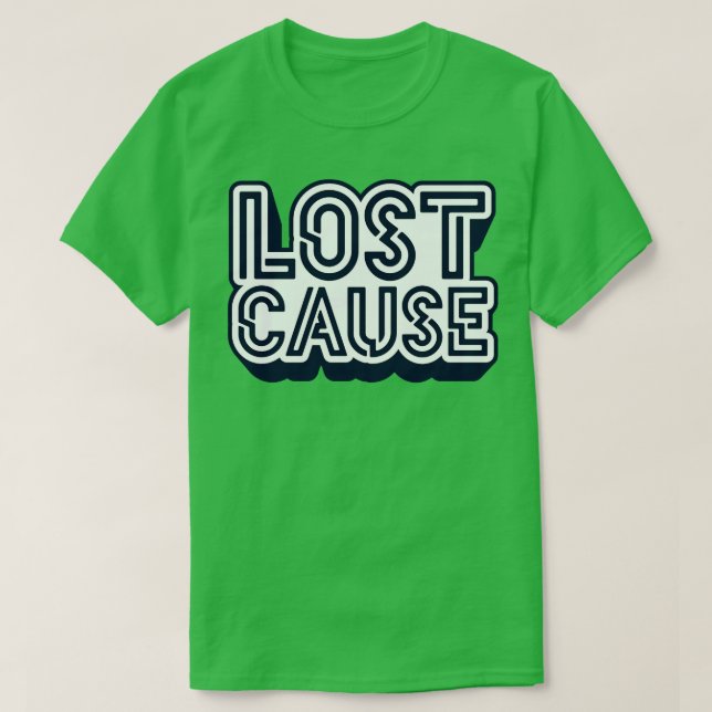 Camiseta Causa perdida 1 (Frente do Design)