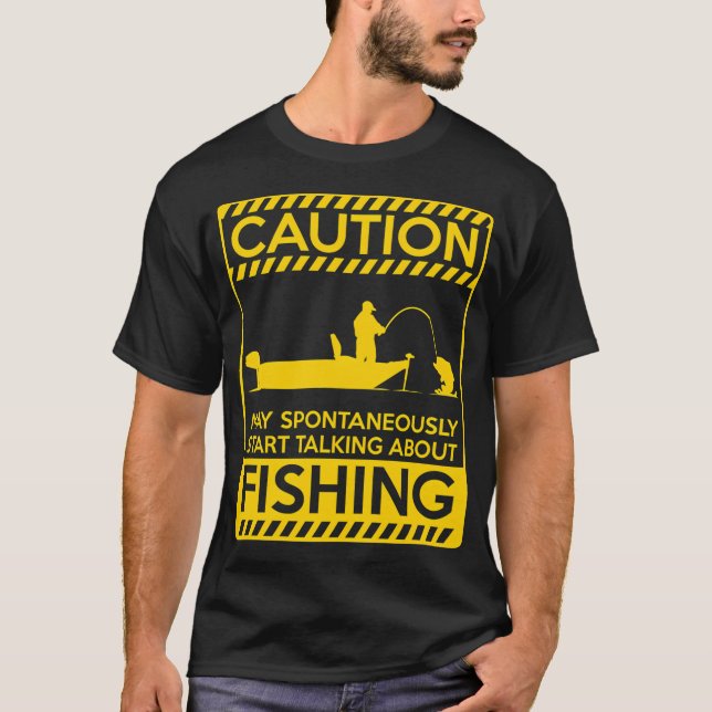 Camiseta Cautela pode começar a falar espontaneamente sobre (Frente)