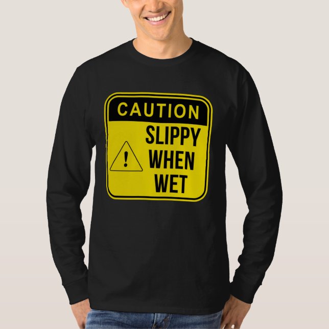 Camiseta Caution Construction Danger Careful Meme  Sarcasti (Frente)