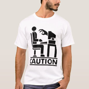 Camiseta Caution Monsters in PC