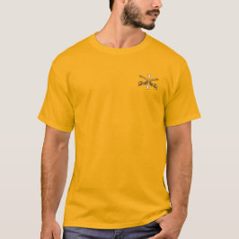Camiseta Cav Dourado Cross Sabers