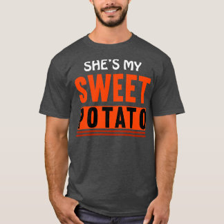 Camiseta Cava Meu Doce Dia de Ação de Graças de Batata