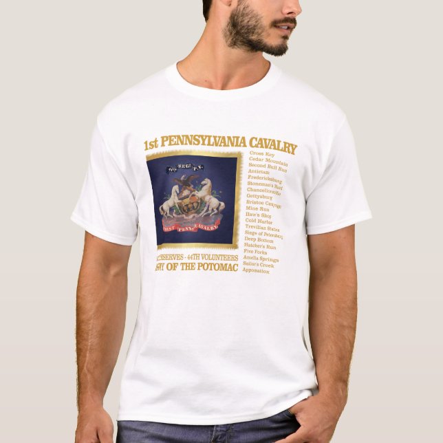 Camiseta Cavalaria da Pensilvânia de 1rua (BH) (Frente)