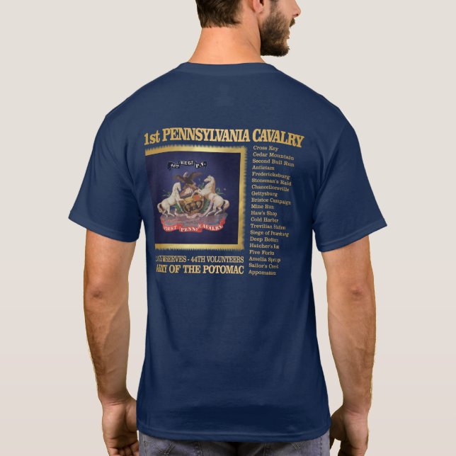 Camiseta Cavalaria da Pensilvânia de 1rua (BH) (Verso)