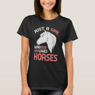 Camiseta Cavalas Meninas Equestres Cavalas Cavalas Equestre