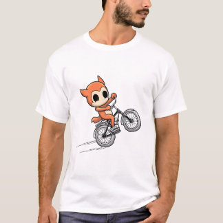 Camiseta Cavaleiro Adorável da Fox - Desenho de Caça-Carica