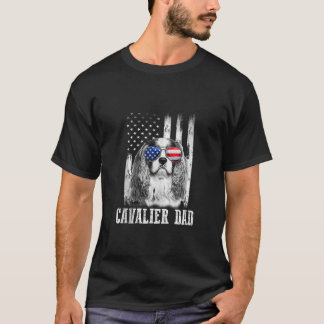 Camiseta Cavaleiro Americano Orgulhoso Bandeira Funny Dog P