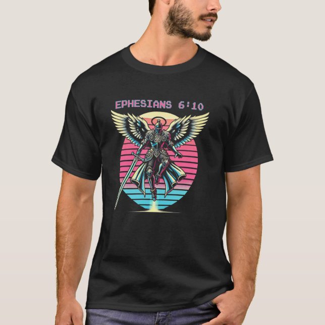 Camiseta Cavaleiro Anjo Efésios 610 (Frente)