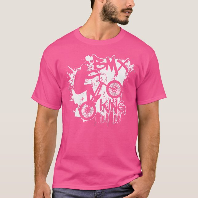 Camiseta Cavaleiro Bicicleta Funny Bmx (Frente)